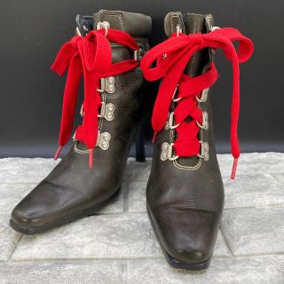 ティンバーランド(Timberland)のTimberland ティンバーランド ショートブーツ ハイヒール 本革 US7(ブーツ)