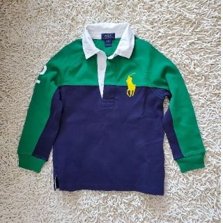 ポロラルフローレン(POLO RALPH LAUREN)のラガーシャツ、白ロンT(Tシャツ/カットソー)