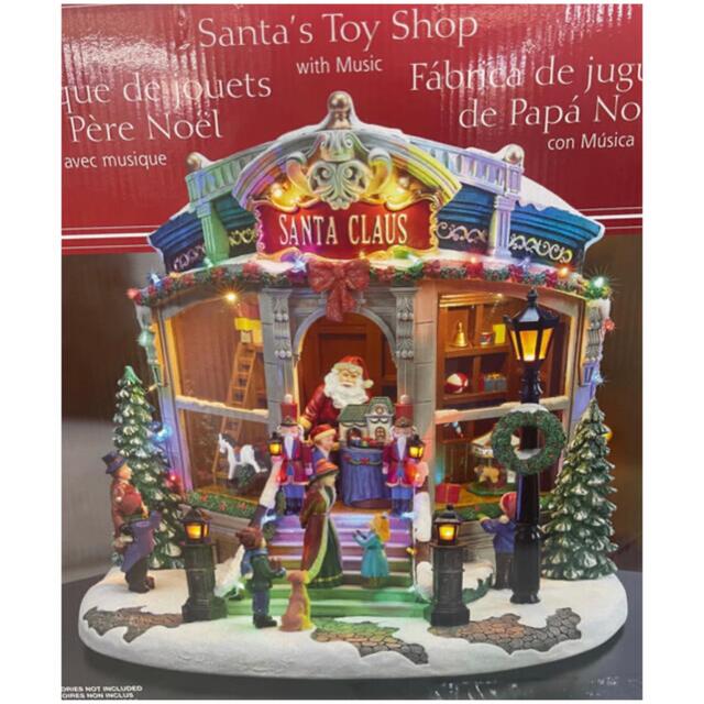 クリスマス オルゴール 8曲 サンタさんのおもちゃ屋さん 置物 飾りの ...
