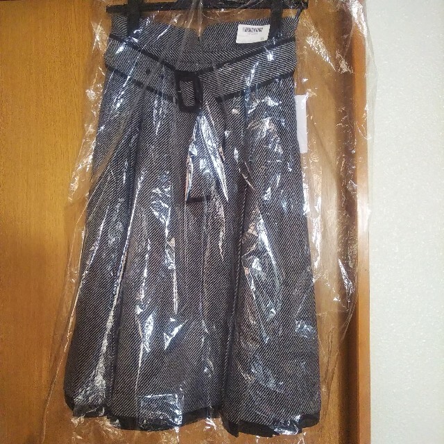 Apuweiser-riche(アプワイザーリッシェ)のApuweiser-riche／ツイード配色フレアスカート レディースのスカート(ひざ丈スカート)の商品写真