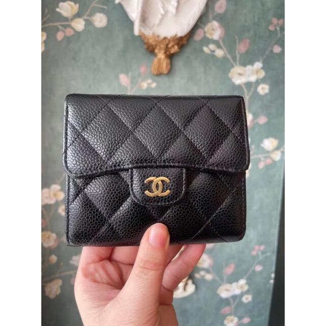 シャネル CHANEL　クラシックスモールフラップウォレット