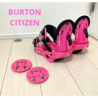 バートン(BURTON)のBURTON CITIZEN レディース M ビンディング ピンク(バインディング)