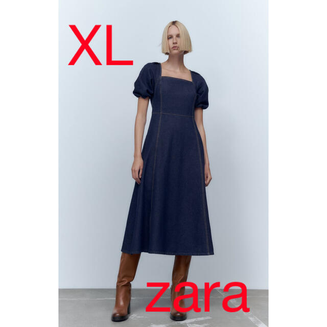 プレゼントを選ぼう! ZARA デニムワンピース XL ZARA - ロング