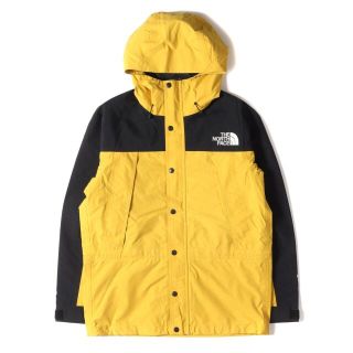 ザノースフェイス(THE NORTH FACE)のTHE NORTH FACE ノースフェイス ジャケット GORE-TEX マウンテンライトジャケット Mountain Light Jacket 18AW レオパードイエロー M アウター ブルゾン【メンズ】【中古】(マウンテンパーカー)