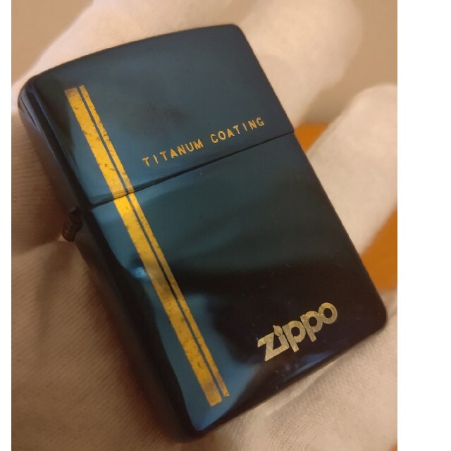 ZIPPO(ジッポー)の最終値下ZIPPO◆ブルーチタンコーティング◆ メンズのファッション小物(タバコグッズ)の商品写真