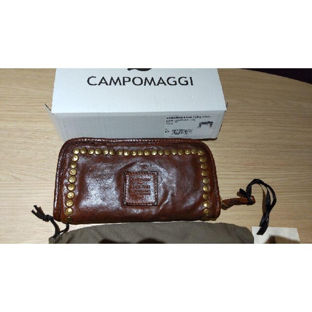 新品未使用】 CAMPOMAGGI カンポマッジ 長財布 ブラウン プチプラ www