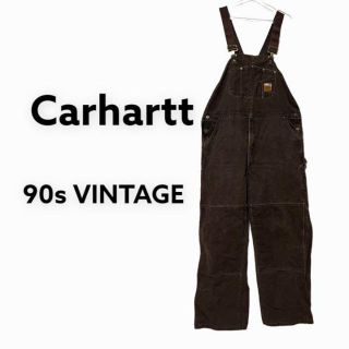 カーハート(carhartt)のカーハート　Carhartt 90s ビンテージ　ダブルニー　オーバーオール.(サロペット/オーバーオール)