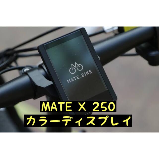 リミッター解除可能】MATE X 250専用カラーディスプレイ リミッター解除可能】MATE X 250専用カラーディスプレイ