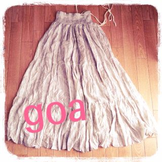 ゴア(goa)のgoa 2wayペイズリー柄スカート୨୧(ロングスカート)