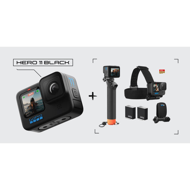 GoPro Hero11 アクセサリーセット SD 64GB Extreme美品-