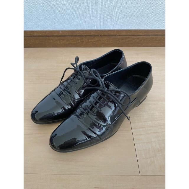 【SAINT LAURENT サンローラン】パテント ローファー ドレスシューズ