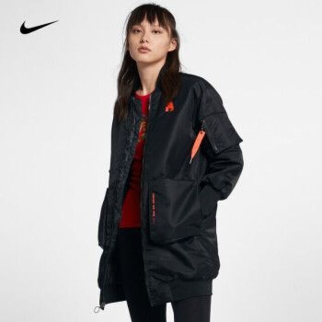 ０００美品NIKE武道着N-3B変形ミリタリーボンバーテックコート