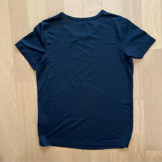 GU(ジーユー)のGU DRY 半袖シャツ　黒色　150cm キッズ/ベビー/マタニティのキッズ服男の子用(90cm~)(下着)の商品写真