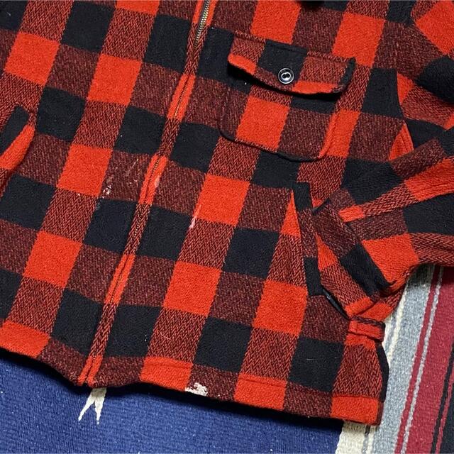 WOOLRICH(ウールリッチ)の90s 古着 ウールリッチ バッファローチェック ブルゾン USA製 ゆるだぼ メンズのジャケット/アウター(ブルゾン)の商品写真