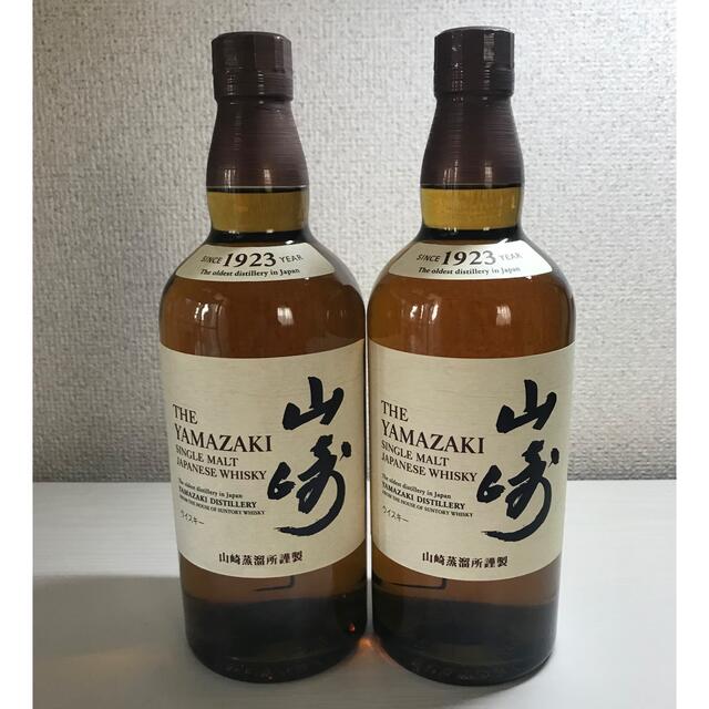 サントリー 山崎 シングルモルトウイスキー 700ml 43度 ２本 - ウイスキー