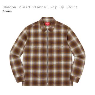 シュプリーム(Supreme)のSupreme Shadow Plaid Flannel Zip Shirt M(シャツ)