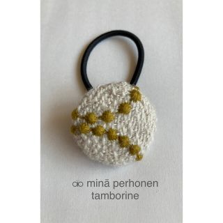 ミナペルホネン(mina perhonen)のミナペルホネン　ヘアゴム　handmade   tamborine(ヘアアクセサリー)