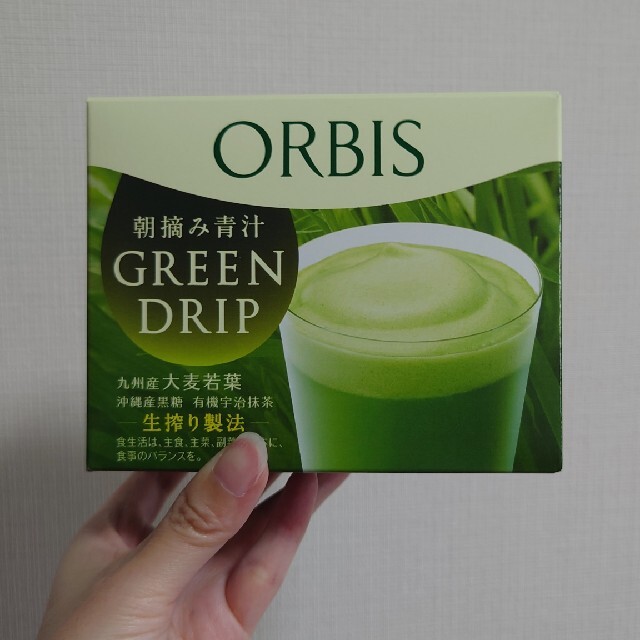 ORBIS(オルビス)のORBIS 朝摘み青汁 28本 食品/飲料/酒の健康食品(青汁/ケール加工食品)の商品写真