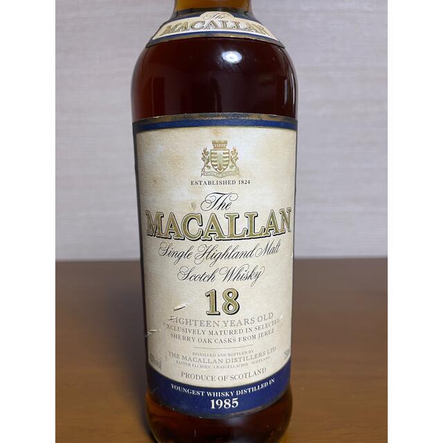 【オールドボトル】古酒　マッカラン 18年　43%  700ml 食品/飲料/酒の酒(ウイスキー)の商品写真