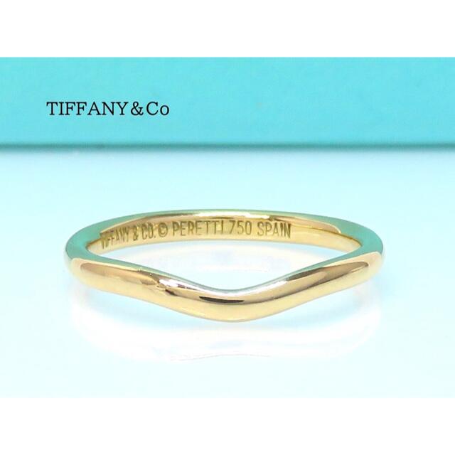 Tiffany & Co.(ティファニー)のmamakuma様専用 TIFFANY&Co 750 カーブドバンドリング レディースのアクセサリー(リング(指輪))の商品写真