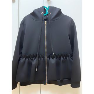 ザラ(ZARA)のフリルパーカー(カーディガン)