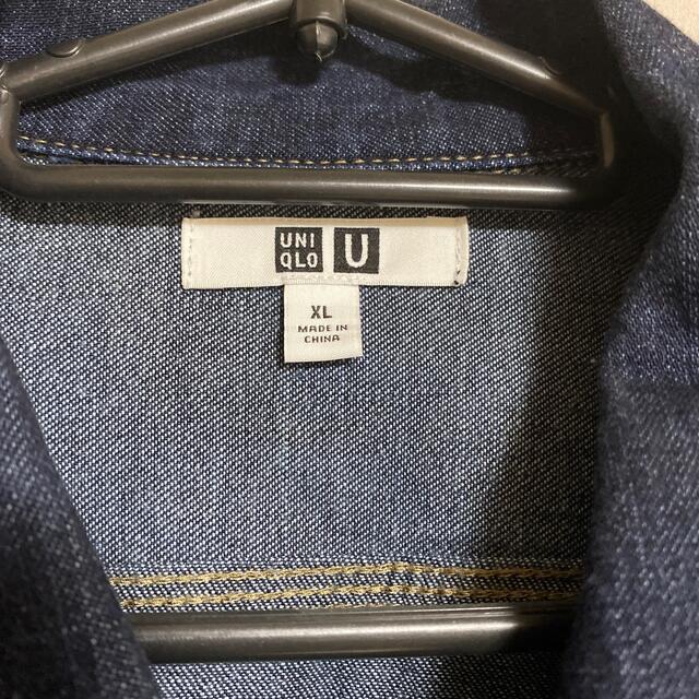 UNIQLO(ユニクロ)の【UNIQLO】デニムシャツジャケット メンズのジャケット/アウター(Gジャン/デニムジャケット)の商品写真