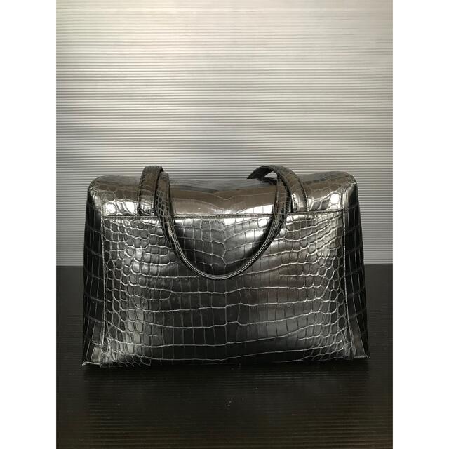高級皮革!≪綺麗目≫BAGFAN JRA公認 クロコダイル ハンドバッグ 憧れ