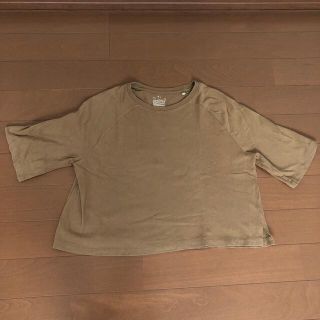 ムジルシリョウヒン(MUJI (無印良品))の無印　五分袖 Tシャツ(Tシャツ(半袖/袖なし))