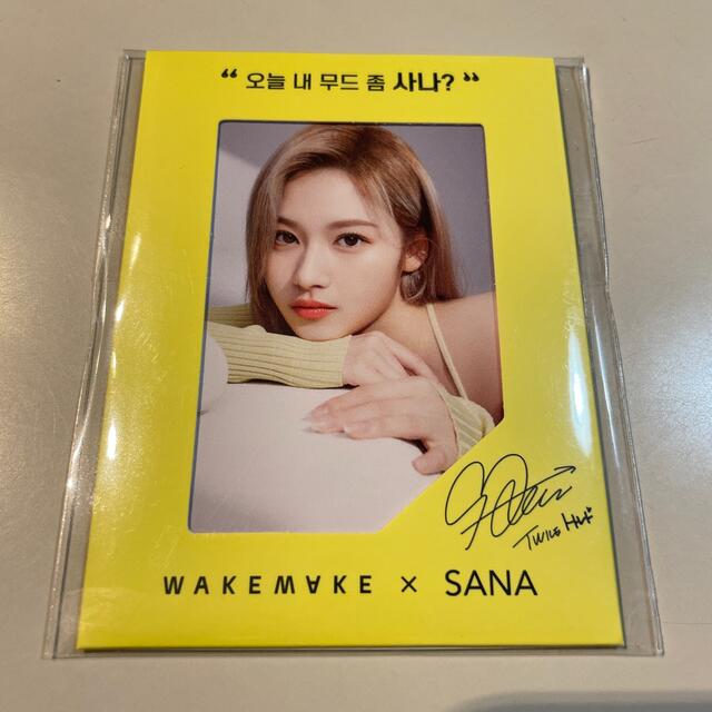 TWICE(トゥワイス)のTWICE サナ wakemake トレカ エンタメ/ホビーのタレントグッズ(アイドルグッズ)の商品写真