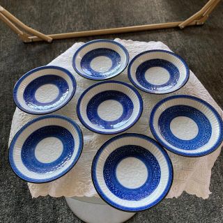 有田焼　萬泉　小皿　取り皿　レトロ　7枚(食器)