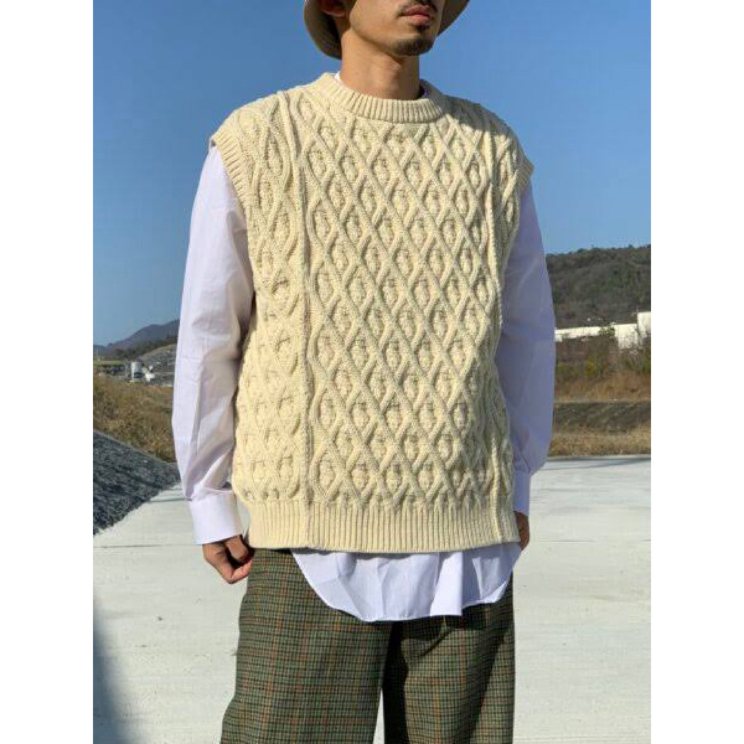 AURALEE 19aw アラン編みニット サイズ4