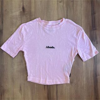 アフェンズ(Afends)のAfends アフェンズ クロップド Tシャツ ピンク S(Tシャツ(半袖/袖なし))