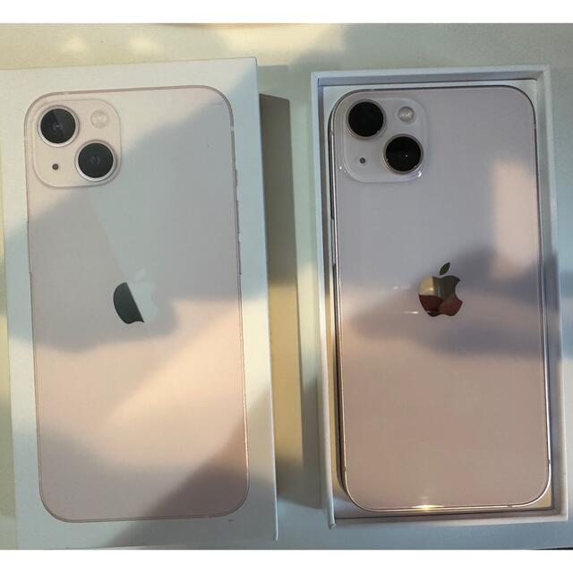 Apple(アップル)のiPhone 13 ピンク 128 GB SIMフリー スマホ/家電/カメラのスマートフォン/携帯電話(スマートフォン本体)の商品写真