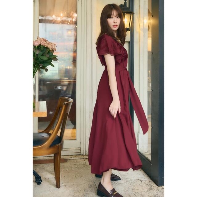 現品限り一斉値下げ! Her lip to bon voyage belted long dress