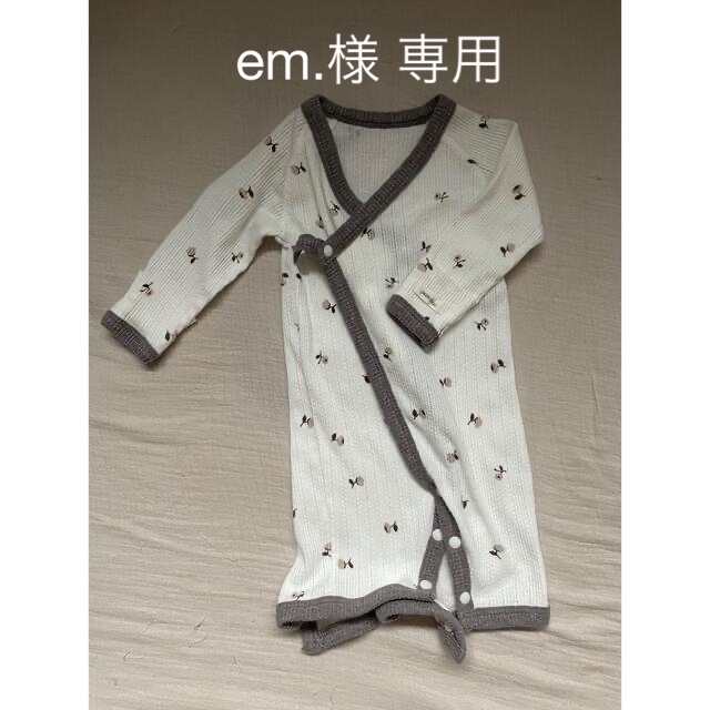 em.様専用　　ピーカブー　peekaboo ロンパース　新生児　韓国子供服 キッズ/ベビー/マタニティのベビー服(~85cm)(ロンパース)の商品写真