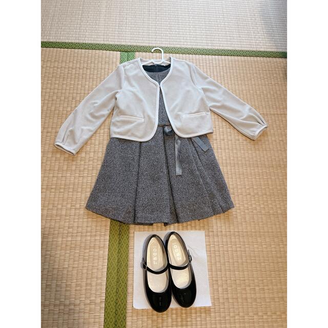 COMME CA ISM(コムサイズム)のワンピース 入学式 フォーマル　セットCOMME CA FILLE キッズ/ベビー/マタニティのキッズ服女の子用(90cm~)(ドレス/フォーマル)の商品写真