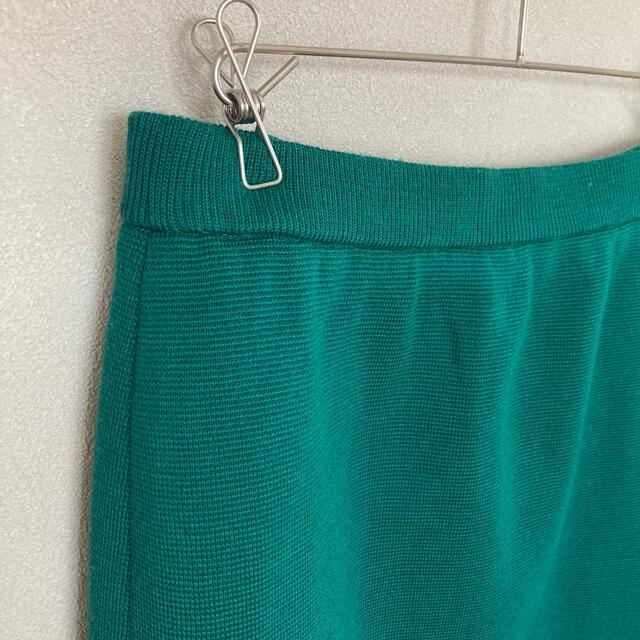 Saint Laurent(サンローラン)の【極美品】 イブサンローラン ニット ナロースカート レディースのスカート(ひざ丈スカート)の商品写真