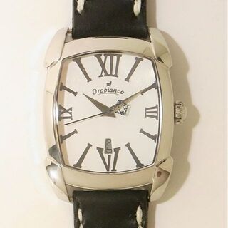 オロビアンコ(Orobianco)の美品 稼働品 オロビアンコ レッタンゴラ クオーツ 腕時計 OR-0012(腕時計(アナログ))