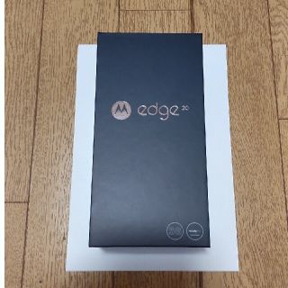 MOTOROLA edge 5G対応 スマートフォン フロストオニキス PAR0(スマートフォン本体)