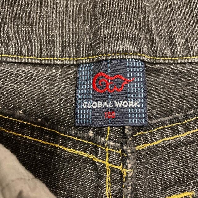 GLOBAL WORK(グローバルワーク)のグローバルワーク　デニム　ハーフパンツ　100cm   カッイイ！ キッズ/ベビー/マタニティのキッズ服男の子用(90cm~)(パンツ/スパッツ)の商品写真