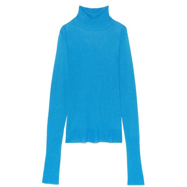 スナイデル ❣️Sustainableシルクミックスハイネックニットプルオーバー-