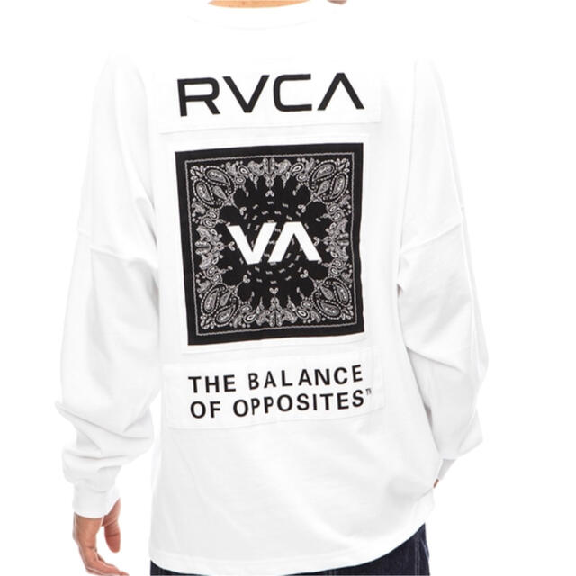 残り1点 ルーカ RVCA メンズ レディース 長袖Tシャツ ドロップショルダー