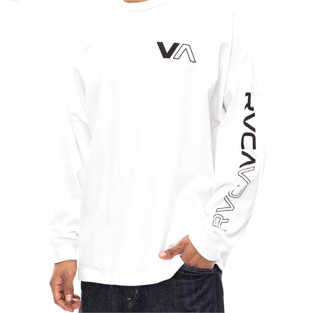 残り1点 ルーカ RVCA メンズ レディース 長袖Tシャツ ドロップショルダー