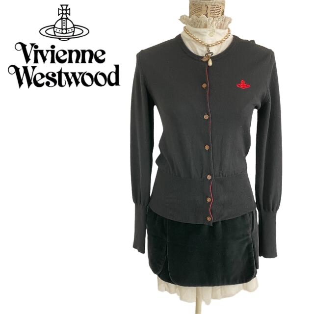 Vivienne Westwood - 【訳あり】人気✨オーブ刺繍カーディガンの通販