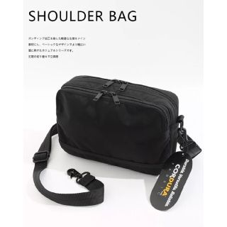 コーデュラ(CORDURA)のCORDURA/コーデュラナイロン撥水性ウエストバッグ/ポーチ　ブラック(ウエストポーチ)