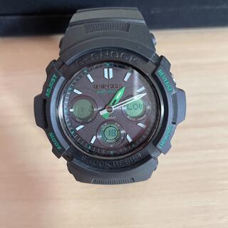 G-SHOCK AWG-M100F GREENの通販 by ひろき's shop｜ラクマ