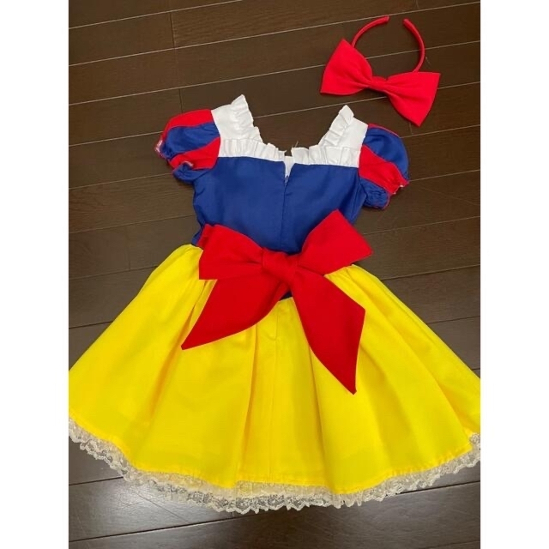 白雪姫 コスチューム セット◆110センチ キッズ/ベビー/マタニティのキッズ服女の子用(90cm~)(ワンピース)の商品写真