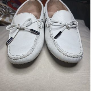 TOD'S - トッズ TOD'S ドライビングシューズ 35.5オフホワイト