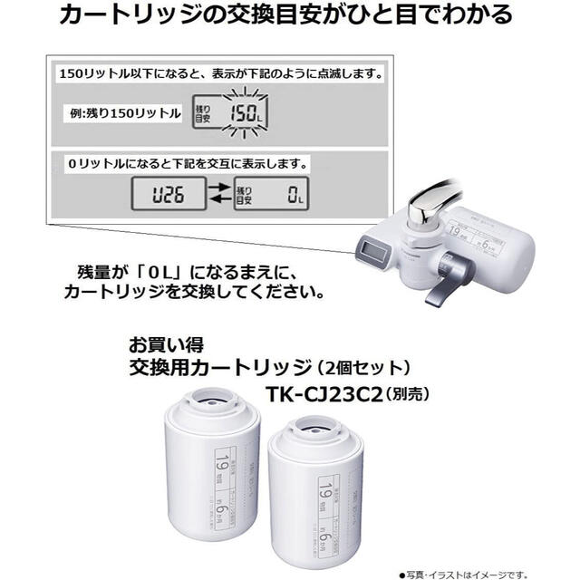 Panasonic(パナソニック)のPanasonic浄水器◎新品未使用◎ インテリア/住まい/日用品のキッチン/食器(浄水機)の商品写真