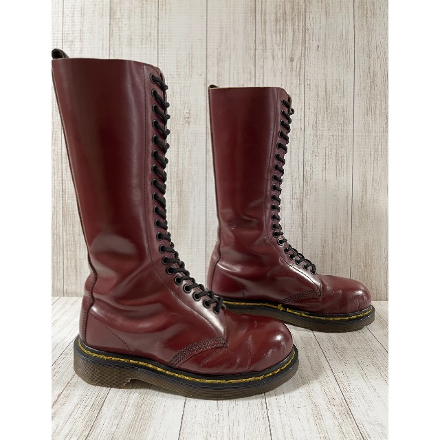 Dr.Martens - 激レア　ドクターマーチン☆☆イングランド☆☆２０ホール　スチールトゥ